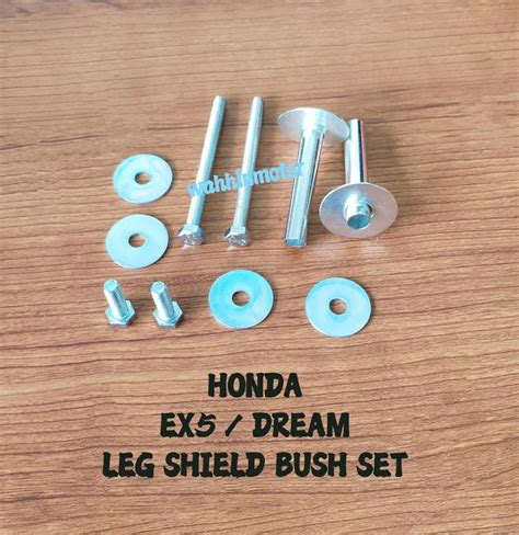 HONDA EX5 HI POWER DREAM LEGSHIELD BUSH SCREW SET SKRU SAYAP KEPOK HIGH