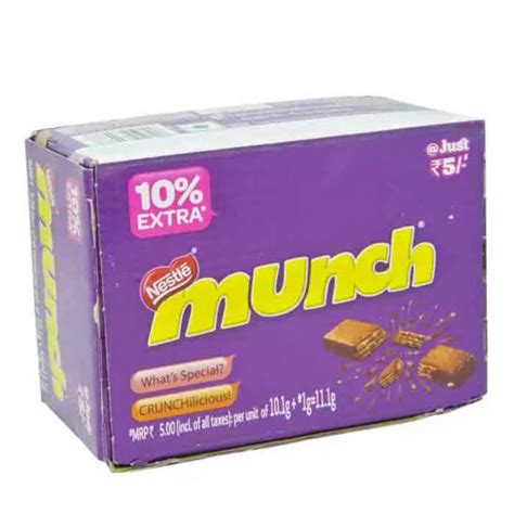 Nestle Munch Chocolate Wafer Box 24pcs | Choco Craving