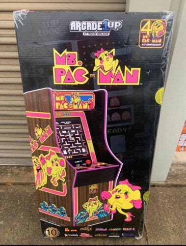 Arcade 1up Ms PacMan Arcade1Up Special 40th Anniversary Edition New In