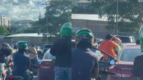 Captan pelea múltiple en medio del tráfico de Tegucigalpa