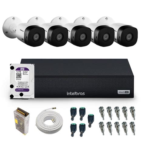 Kit C Meras Bullet P Vhc B Dvr Gravador De V Deo Mhdx