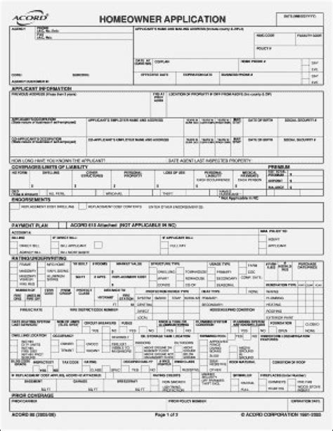 Free Fillable Acord Forms Online Printable Forms Free Online