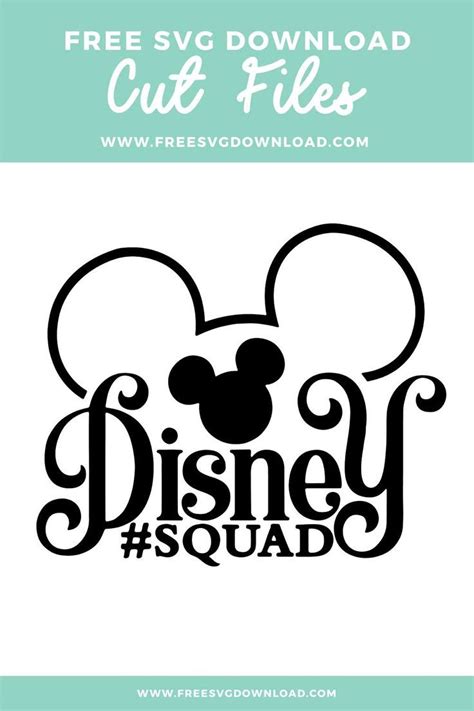 Disney Squad Mickey Mouse Svg Disney Castle Svg Minnie Mouse Svg