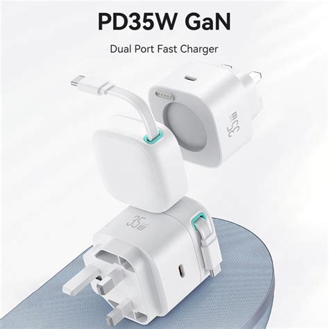 Usams Us Cc Smf Series Pd W Dual Type C Port Gan Fast Charger Uk