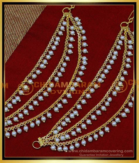 Buy Beautiful Gold Plated Champaswaralu Designs With Pearls Online