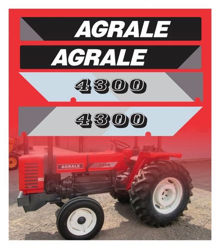 Kit Adesivos Compatível Trator Agrale 4300 Completo R787 Parcelamento