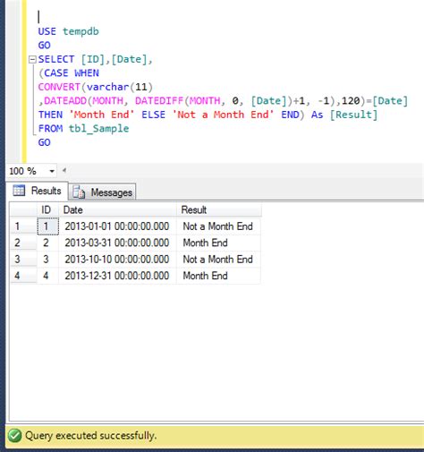 Sql Server How To Check Date Is End Of Month Date Or Not Sql 30000 Hot Sex Picture