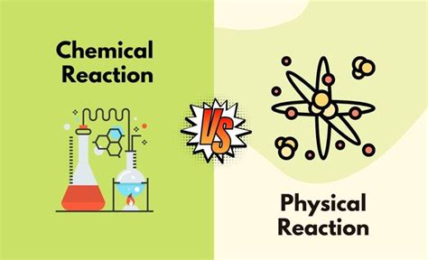 Chemical Vs Physical Reaction What S The Difference With Table