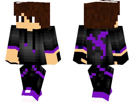 Purple hoodie | Minecraft PE Skins