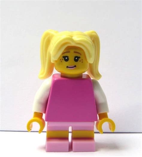 Gbp Lego Pretty Female Girl Minifigure Figure Pink Outfit