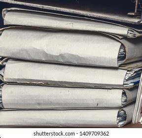 Old Paper Document Folders Stacked Stock Photo Shutterstock