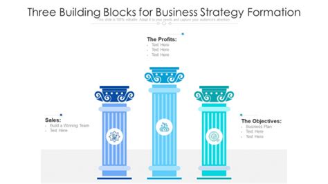 Three Building Blocks For Business Strategy Formation Ppt PowerPoint