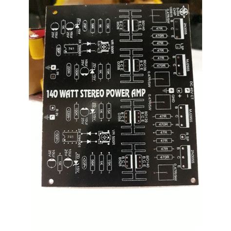 Jual Pcb Power Amplifier 140W Stereo S 054 Shopee Indonesia