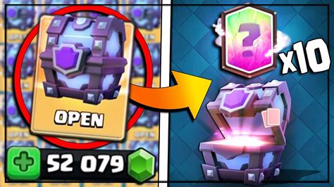 Huge Legendary Super Magical Chest Hunt Clash Royale Opening X10 Super Magical Chests