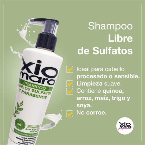 Xiomara Shampoo Libre De Sulfatos Y Parabenos 250ml 12 Pzs Envío gratis