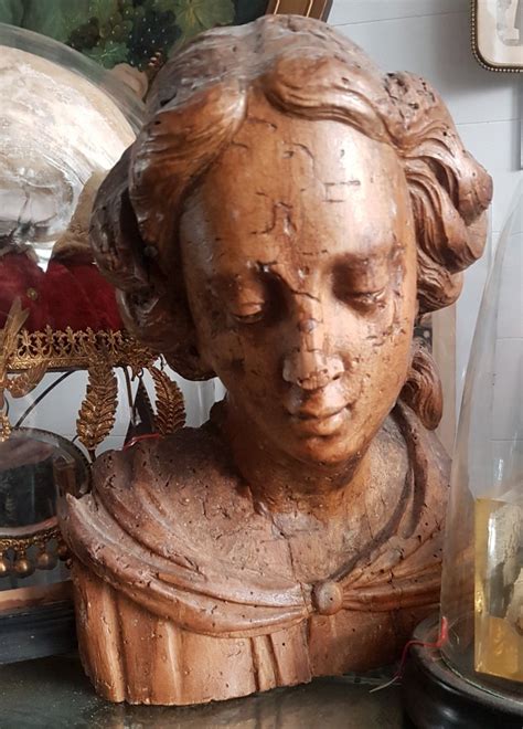 Buste De Femme En Bois Sculpt Me Sculptures Bois