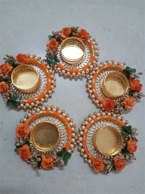 Buy Indian Beautiful T Light Candle Holder Home Décor Beautiful Diwali