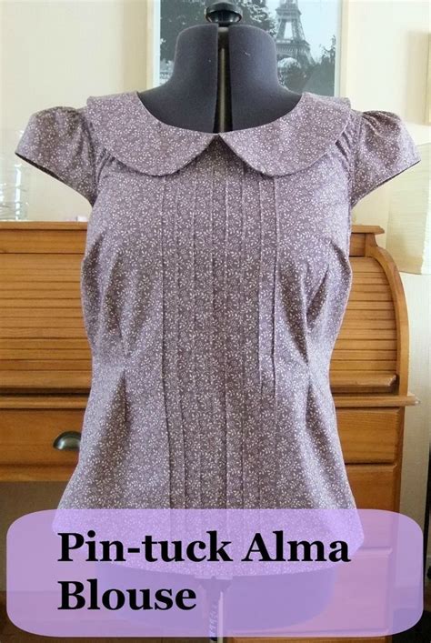 How To Draft And Sew Pin Tucks Pin Tucks Sewing Blouse Pattern Sewing