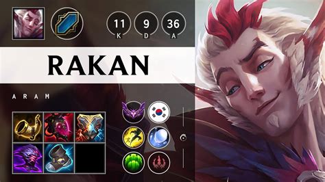 Rakan ARAM Killing Spree KR Master Patch 14 23 YouTube