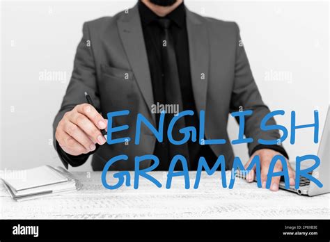 Signo de escritura a mano Inglés Gramática Los cursos de Word for