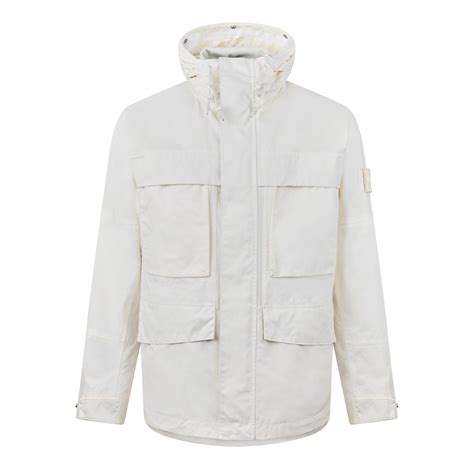 Stone Island Ghost Vent Hooded Jacket Men Field Jackets Flannels