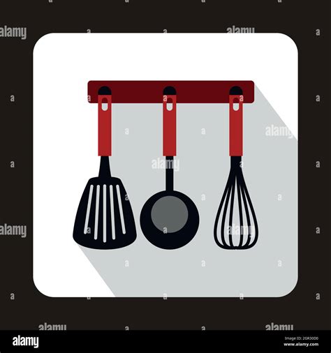 Spatula Ladle And Whisk Kitchen Tools Icon Stock Vector Image And Art