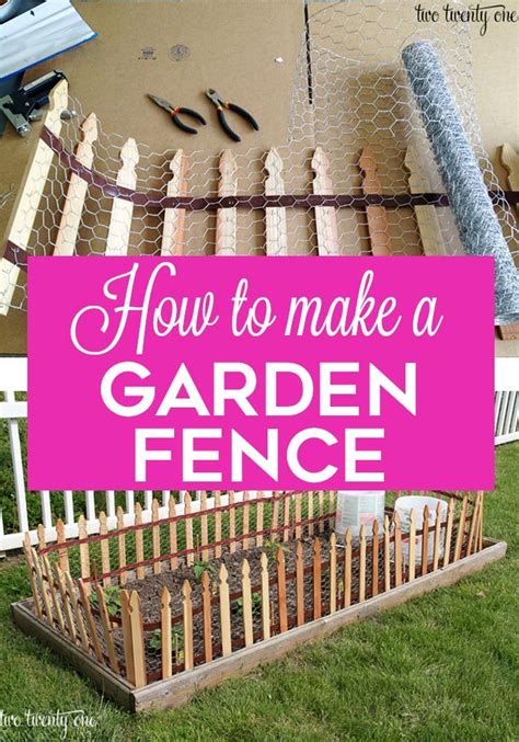 Diy Garden Fencing Diy Garden Fence Garden Fencing Small Garden Fence