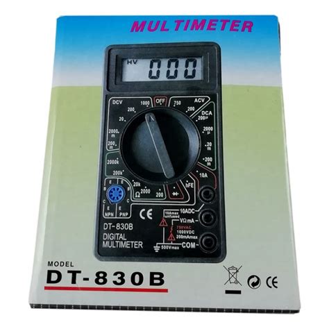 Multim Tre Voltm Tre Rem Tre Ohmm Tre Digital Lcd Testeur Lectrique