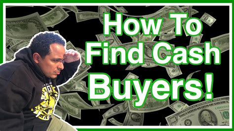 How To Find Cash Buyers For Your Real Estate Wholesale Deals Youtube