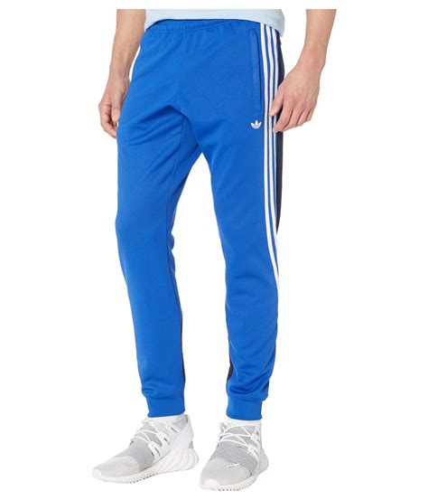 adidas Originals Cotton 3-stripes Wrap Track Pants in Blue for Men ...