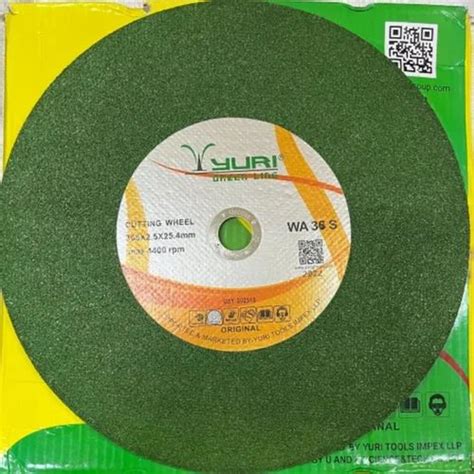 14 Inch Yuri Green Line Cutting Wheel At Rs 92 Piece In Faridabad ID