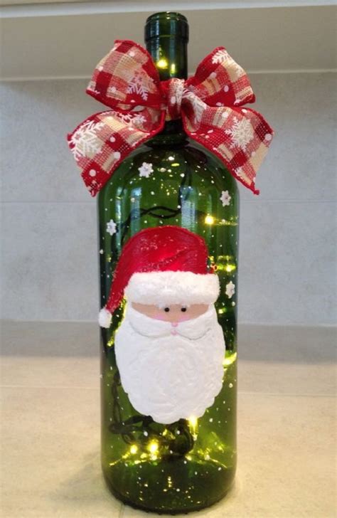 Decoraciones De Botellas Para Navidad