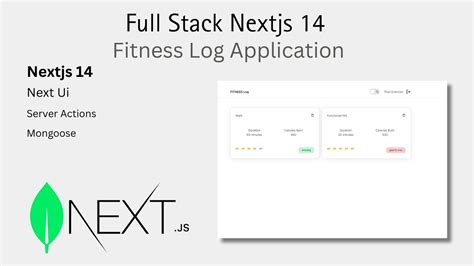 Fullstack Nextjs Fitness Log Application Mongodb Mongoose Nextui