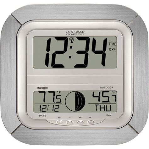 La Crosse Technology Atomic Digital Wall Clock & Reviews | Wayfair