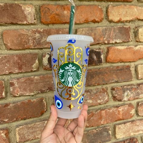 Evil Eye Custom Starbucks Cup Custom Starbucks Cup Starbucks Cups