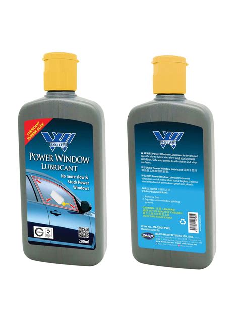 W Series Power Window Lubricant Ml Waxco Auto Care