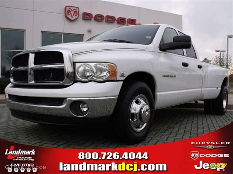 2004 Bright White Dodge Ram 3500 Slt Quad Cab Dually 22914542 Photo 16 Car