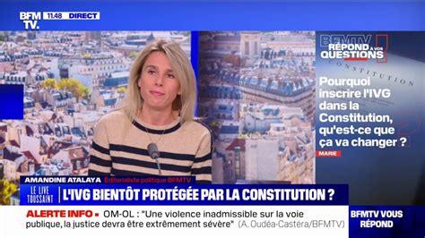 Que Va Changer L Inscription De L Ivg Dans La Constitution Bfmtv