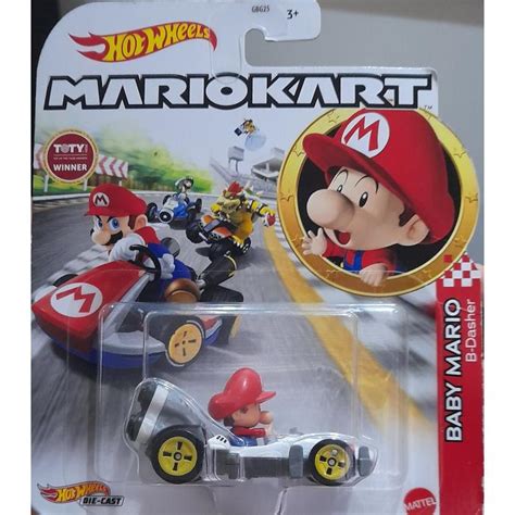 Hot Wheels Mario Kart Baby Mario B Dasher Universo Hot Wheels