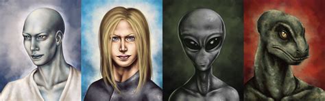 Extraterrestrial Potraits By Vervex On DeviantART Types Of Aliens