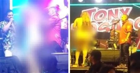 En Pleno Concierto Tony Rosado Desnuda A Mujer A Cambio De Cervezas