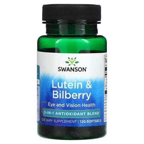 Swanson Lutein Bilberry Softgelssingapore