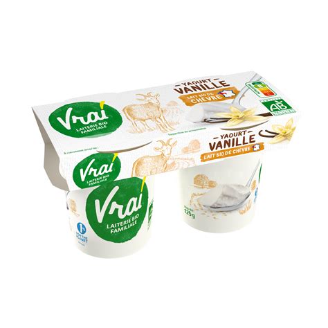 Yaourt Bio Au Lait De Ch Vre Vanille Vrai Olga Restaurations