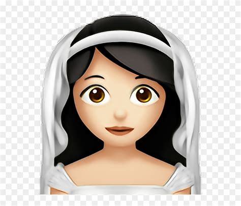 Bride With Veil Emoji 👰🏻 Emoji Bride Hd Png Download 640x640