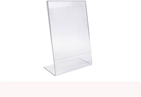 A6 Acrylic Poster MENU Holder Perspex Leaflet Display Stands Pack Of