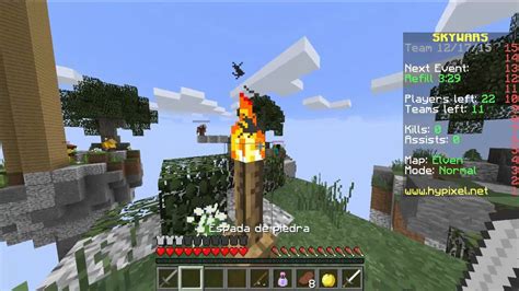 Minecraft Skywars In Hypixel Kits Nuevos Youtube