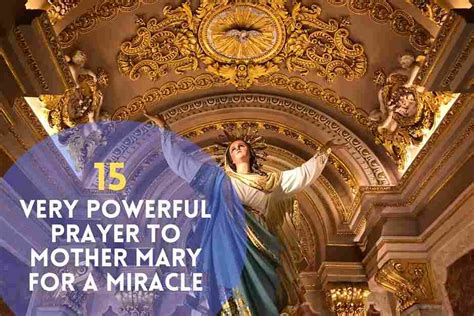 Very Powerful Prayer To Mother Mary For A Miracle Bible Verses Of