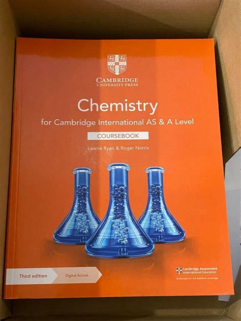 Cie As And A Level Chemistry Coursebook With Digital Access 2 Years Hobbies And Toys Books