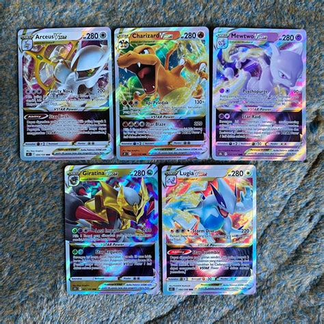 Jual Termurah Vstar Rrr Arceus Charizard Giratina Lugia Mewtwo Versi