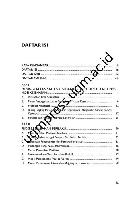 Pdf Ugmpress Ugm Acugmpress Ugm Ac Id Userfiles Product Daftar Isi